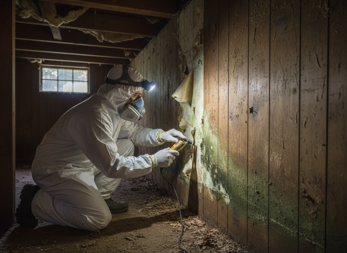 Inspecting Older Cedar Glen Properties for Hidden Mold