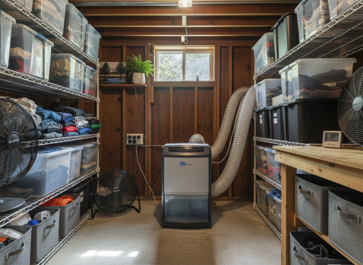 Preventing Summer Humidity Mold in Cedar Glen Basements
