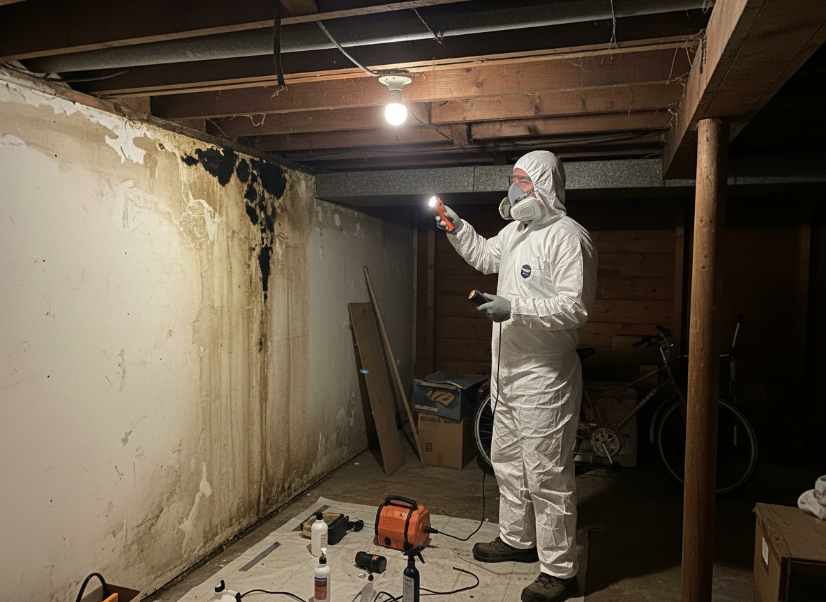 Black Mold Inspection in Cedar Glen, CA