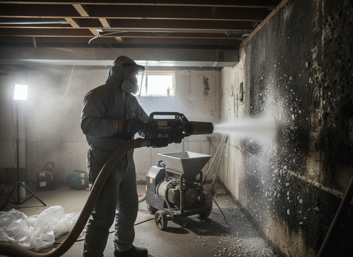 Dry Ice Blasting Mold in Cedar Glen, CA