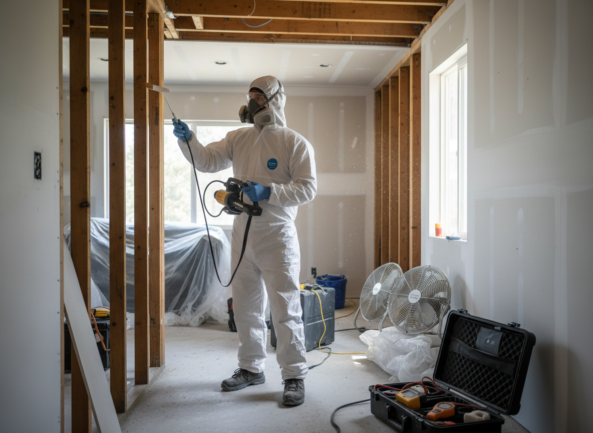Post Remediation Mold Testing in Cedar Glen, CA